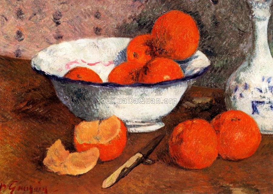 Still Life with Oranges - 保罗·高更